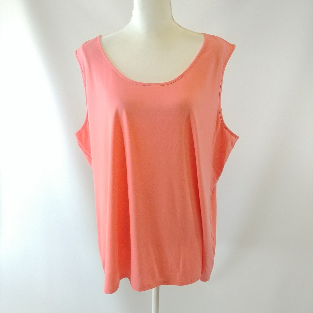 Simple Pink Tank Top - 3X - NWOT